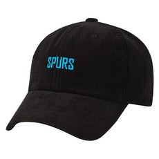 TOTTENHAM HOTSPUR 足球標準托特納姆熱刺S標誌球帽, 黑色