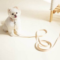 hitzzi 超輕柔軟狗狗牽引繩, 自然米色