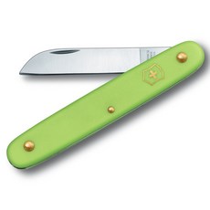 빅토리녹스 플로럴 라지 포켓 가드닝 나이프 3.9050.47B1, 그린, 1개