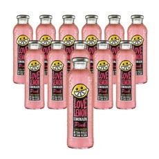 LOVE LEMON 粉紅色飲品, 12個, 475ml
