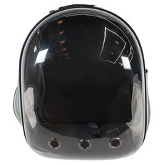 鸚鵡後背包簡易堅固外出包, 1個, 黑色