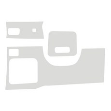 MAYTON The New 小改款改裝皮革原廠色 SC 方向盤下蓋套組, 起亞 K5 DL3, 淺灰色