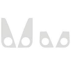 MAYTON 改裝皮革原廠色SC車門喇叭蓋, IONIQ 5, 淺灰色 C570-32