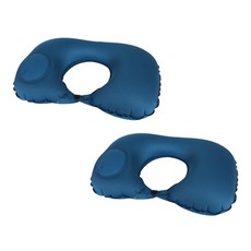 앤티스 차량용 이지펌핑 에어 목쿠션, 블루, 2개
