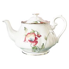 ROYAL ALBERT 100週年限量版茶壺, 1.25L, 1個, 1970 罌粟花