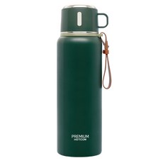 Hotcom 提帶保溫瓶, 深綠色, 1個, 900ml