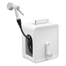 IRIS OHYAMA 愛麗思歐雅瑪 全覆蓋雙向水管捲盤 20m, 白色, 1個