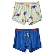 chummychummy 男童款GFC天絲莫代爾四角褲 01 2件組