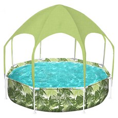 베스트웨이 캐노피 트로피칼 분수 풀장 PL56432G, 그린, 1개