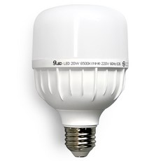건식 LED 보안 고와트 삼파장 전구 램프 20W E26, 주광색, 1개