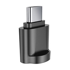 魔宙 適用於iPhone/iPad Type-C TF記憶卡OTG轉接器 灰色, ZT12GYX1PATC2, 1個