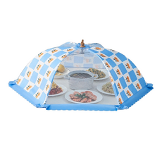 C OF B 簡約單鍵折疊食物罩 圓形, 1個