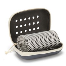 PEONIST 跑步健身運動毛巾, 灰色, 1個