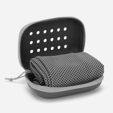 PEONIST 跑步健身運動毛巾, 深灰色, 1個