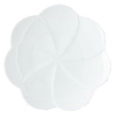 CASA MUUTTI Oda 花漾木槿盤, 白色, 1個