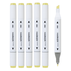 델리 삼각 트윈 마카펜 49 70803A, 1색, 6개