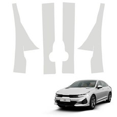 메이튼 페이스리프트 튜닝 가죽 순정 컬러 SC 스크래치 도어커버 4p 세트, 기아 K5 DL3 가솔린, 라이트그레이