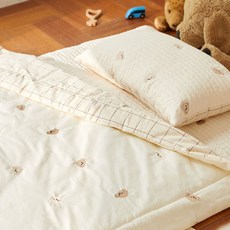 essian Modes 絎縫刺繡雙面午睡被, 小狗, 1個