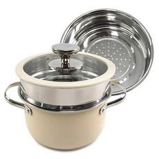 Kitchen9 不鏽鋼雙層迷你副食品萬用蒸鍋, 1個, 18cm