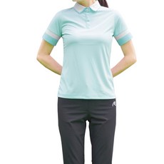 luxgolf 女款 430 Golf 羅紋配色短袖高爾夫衫 LB3M618W