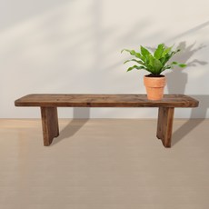 Outing K Garden 實心松木花盆鞋架多功能置物架 60 x 15 cm, 單色, 1層