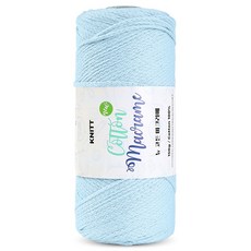 Knitt 新棉質Macrame編織線 150g, 19天空藍, 1個