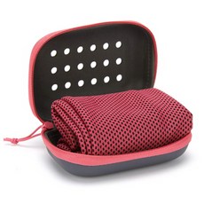 PEONIST 跑步健身運動毛巾, 紅色, 1個