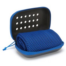 PEONIST 跑步健身運動毛巾, 深藍色, 1個