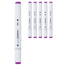 델리 삼각 트윈마카 81 딥바이올렛 70803A, 1색, 6개