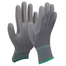 SJG SJG PU Palmfit 手掌塗層手套 雙手套組 L, 灰色, 20套