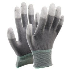 SJG PU 指尖塗層手套 雙手組 M, 灰色, 30套