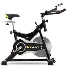 타이탄 마그네틱 스핀바이크 방문설치, KH7400, 블랙