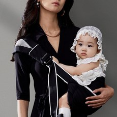 LUCIRODA 優質單肩腰凳孩童揹帶 LUX101, 黑色