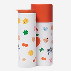 三麗鷗明星圖案不鏽鋼保溫瓶, 1個, Hello Kitty, 450ml