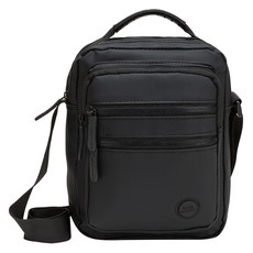 BLUEMOUNT 戶外生活防水斜背包 APZBY23033, 黑色