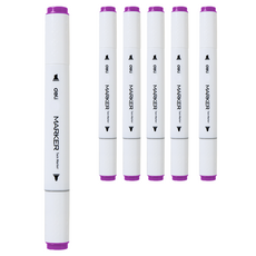 델리 삼각 트윈 마카펜 #87 70803A, 1색, 6개