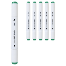 델리 삼각 트윈 마카펜 55 70803A, 1색, 6개