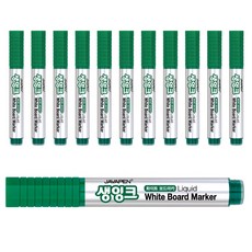 자바펜 생잉크 보드마카, 녹색, 12개