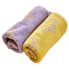 Butter Shop Buttershop 全天糖漿小熊手巾 34 x 34 cm 2 條, 1個, 紫色