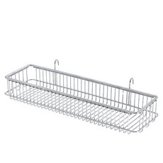 不鏽鋼304掛式U型籃用作碗碟晾曬架, 單一顏色, 1個