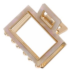 수스다 메탈 사각 셀룰로오스 집게핀 올림머리 헤어집게핀