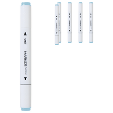 델리 삼각 트윈 마카펜 183 70803A, 1색, 6개