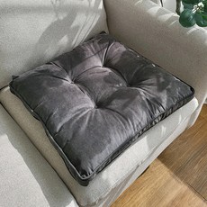 HANSGALLERY 燈芯絨棉花一體式辦公室咖啡廳餐桌椅方形坐墊