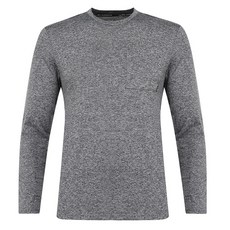 韓國 BUFFALO Peraus 男款 BF Dri-fit 圓領長袖T恤 OCTS4BF5061