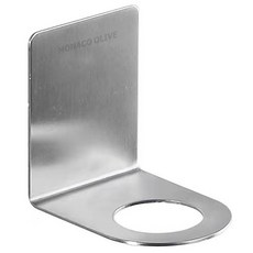 MONACO OLIVE Mobe 不鏽鋼洗髮潤髮乳架, 1個, 銀色