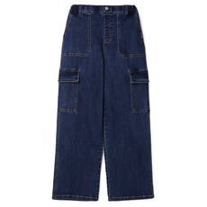 R10U 女童工裝寬版丹寧褲 R2418Q28736