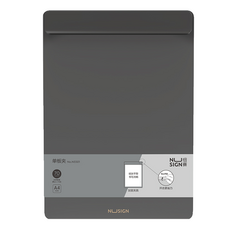 누사인 와이드 클립보드 A4 NS501, 블랙, 1개