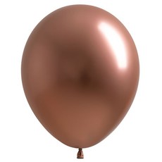 Joy Balloon 氣球 13cm, 金屬玫瑰金, 100個