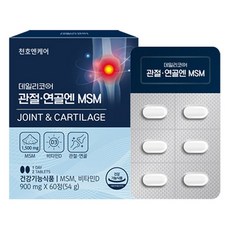 Dailycore MSM保健錠 54g, 60顆, 1個
