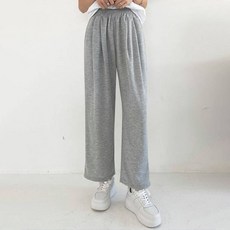 Planday 女款雙褶高腰鬆緊帶抽繩寬褲